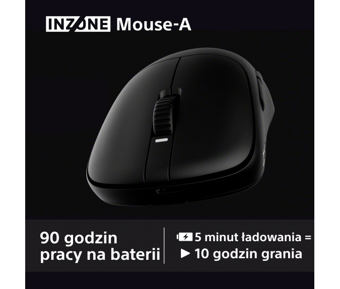 Bezprzewodowa myszka gamingowa INZONE Mouse-A | MSEG500B