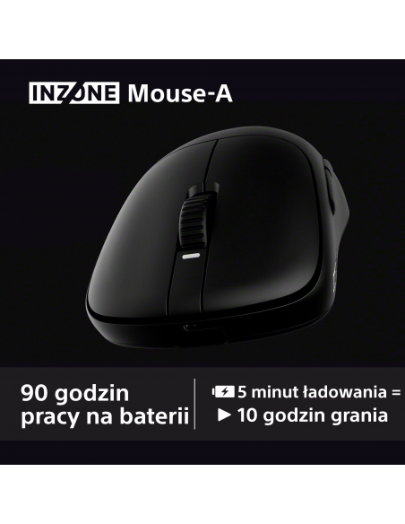 Bezprzewodowa myszka gamingowa INZONE Mouse-A | MSEG500B