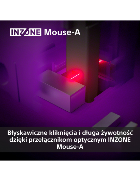 Bezprzewodowa myszka gamingowa INZONE Mouse-A | MSEG500B
