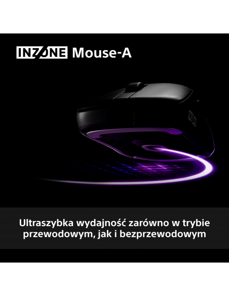 Bezprzewodowa myszka gamingowa INZONE Mouse-A | MSEG500B