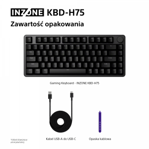 Klawiatura gamingowa INZONE KBD-H75 | KBDG900B 2