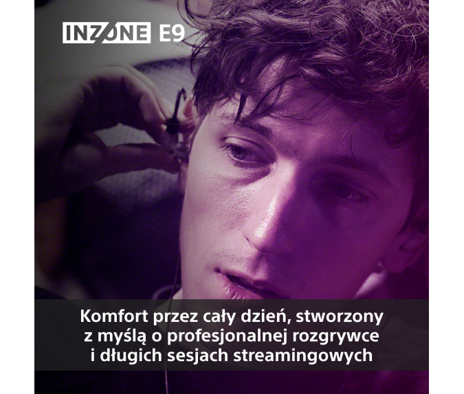 Słuchawki gamingowe SONY Inzone E9 | IERG900NW