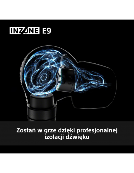 Słuchawki gamingowe SONY Inzone E9 | IERG900NW