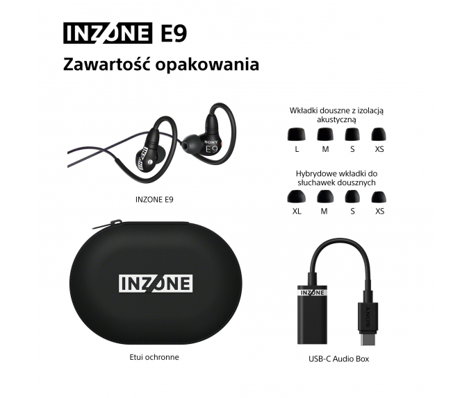 Słuchawki gamingowe SONY Inzone E9 | IERG900B