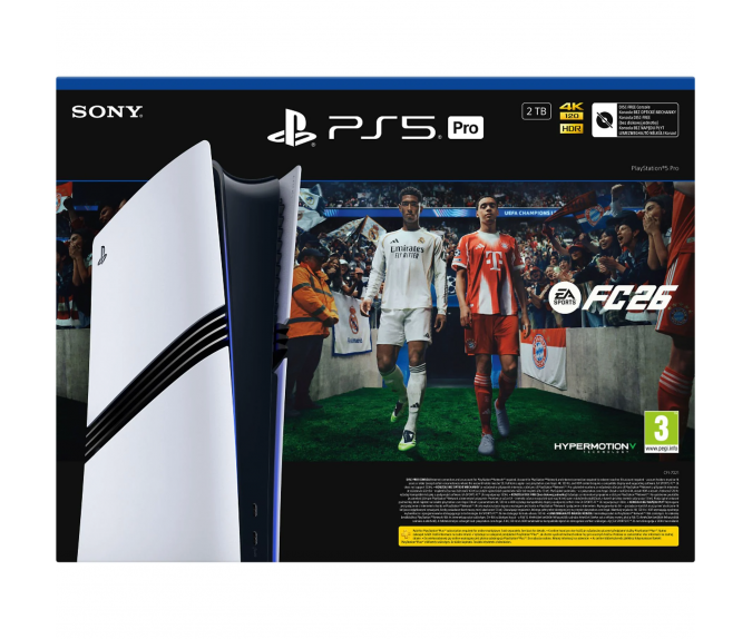 Konsola Sony PlayStation 5 Pro 2 TB Digital Edition + FC26