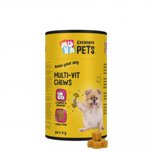 Miękkie przysmaki z witaminami dla psów Excellent Pets 60 szt.