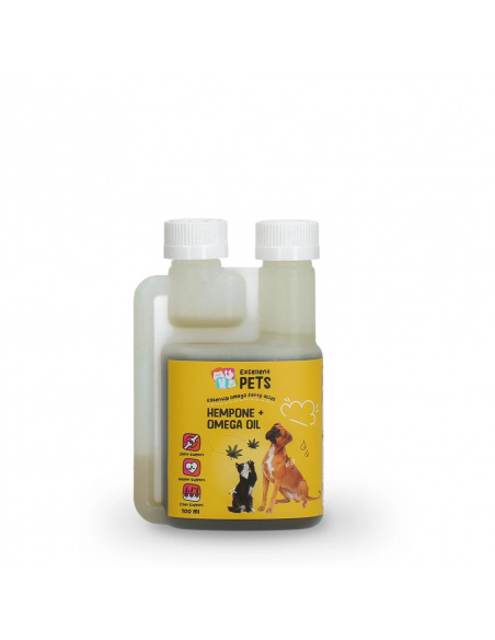 Suplement diety dla psów Excellent Pets HempOne + Omega Oil 100 ml
