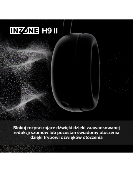 Słuchawki gamingowe SONY Inzone H9 II | WH-G910NW