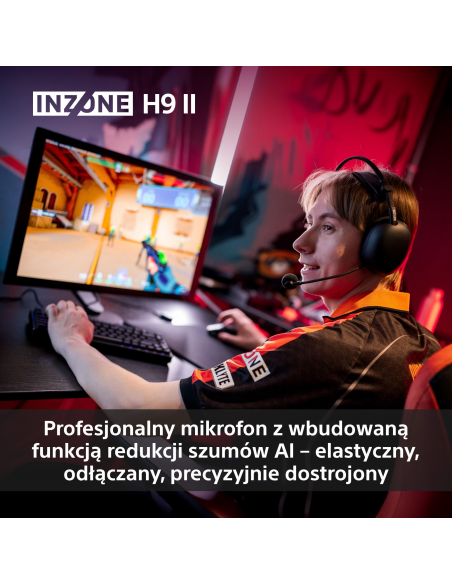 Słuchawki gamingowe SONY Inzone H9 II | WH-G910NW