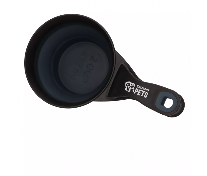 Miarka do karmy 3-w-1 z klipsem Excellent Pets