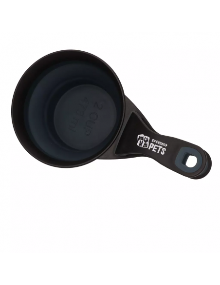 Miarka do karmy 3-w-1 z klipsem Excellent Pets