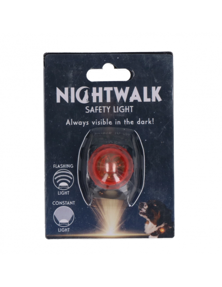 Świecąca zawieszka do obroży dla psa Nightwalk Safety Light