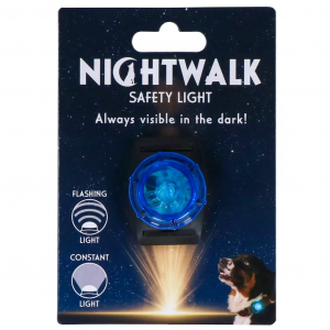 Świecąca zawieszka do obroży dla psa Nightwalk Safety Light