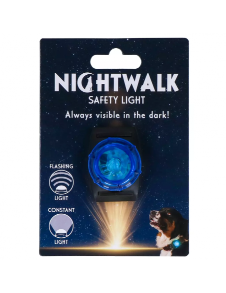 Świecąca zawieszka do obroży dla psa Nightwalk Safety Light