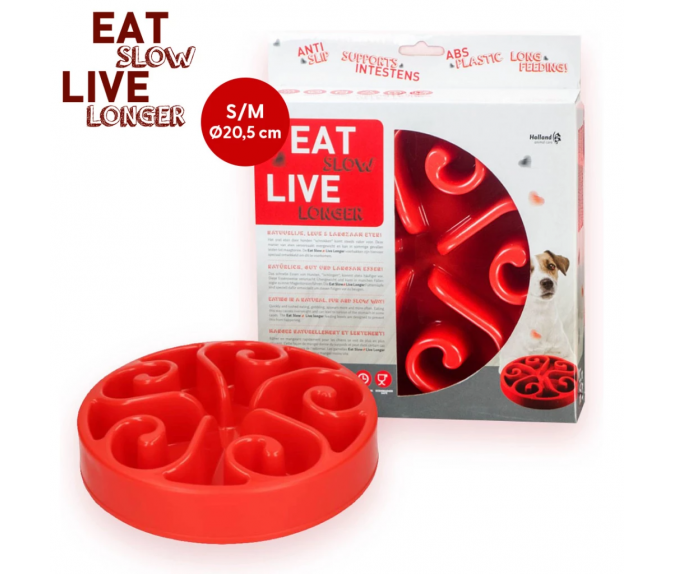 Miska spowalniająca jedzenie Eat Slow Live Longer S