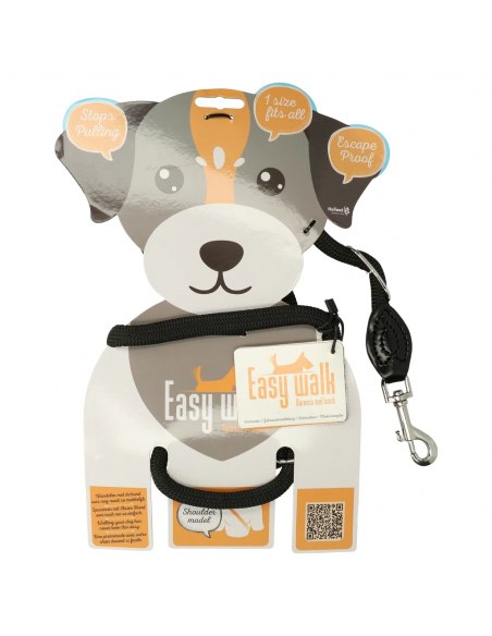Smycz i szelki 2-w-1 dla psów Easy Walk Shoulder Model Red