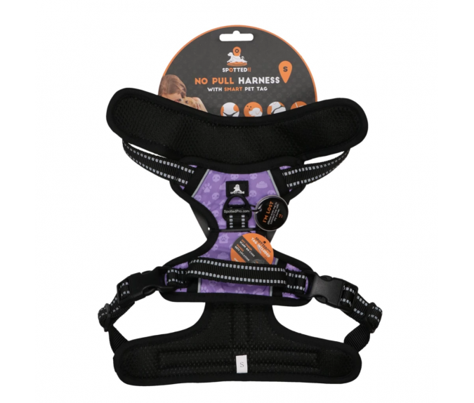 Szelki Spotted! Pro NO-PULL z cyfrowym identyfikatorem