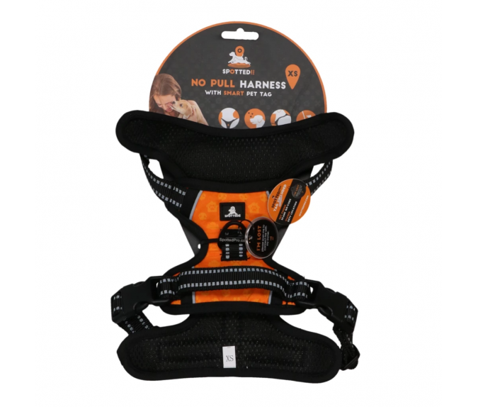 Szelki Spotted! Pro NO-PULL z cyfrowym identyfikatorem