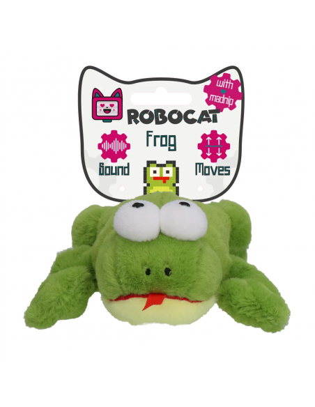 Interaktywna zabawka żaba Robocat dla kota