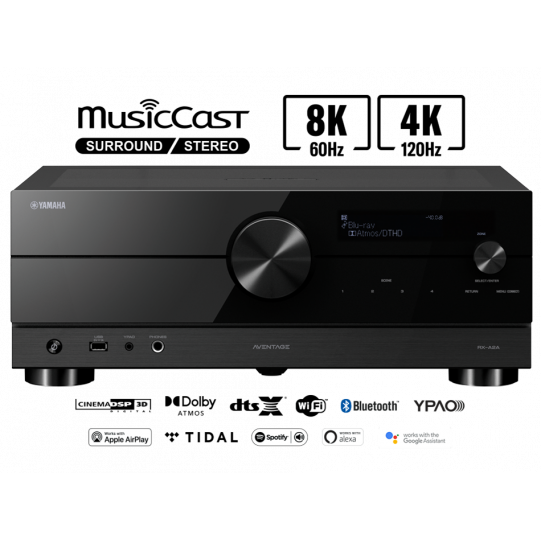 Amplituner Yamaha MusicCast 7.2-kanałowy | RX-A2A
