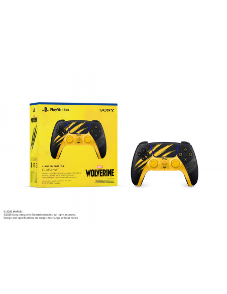 Kontroler bezprzewodowy DualSense Marvel's Wolverine Battle Yellow