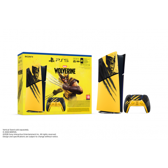 Konsola Sony PlayStation 5 Marvel’s Wolverine Battle Yellow